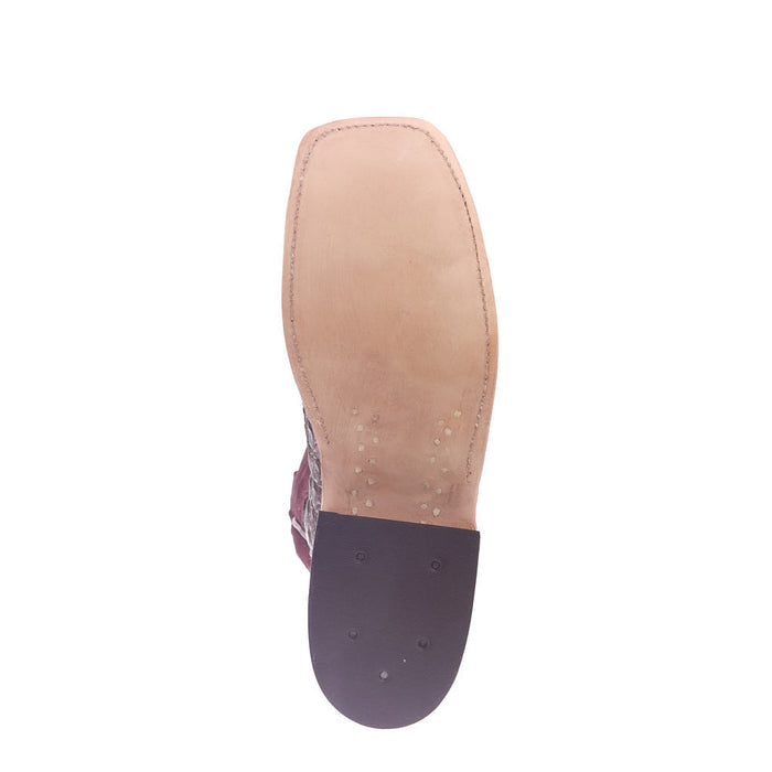 Anderson Bean Women's Brown Lux Caiman Vamp 13in Matador Kidskin Top