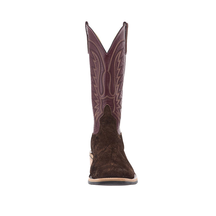 Anderson Bean Men's Ride Ready Chocolate Hippo Vamp 13in Burgundy Glove Top