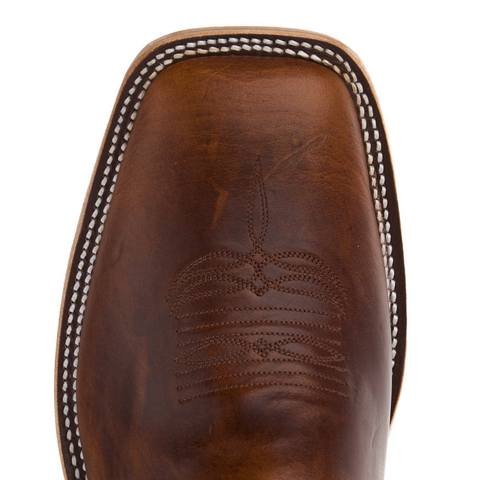 Anderson Bean NRS Ride Ready Tan Horsebutt Vamp 13in Navy Bulldozer Top
