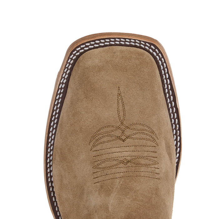 Anderson Bean Men's Ride Ready Tan Crazy horse Roughout Vamp 13in Green Glove Top