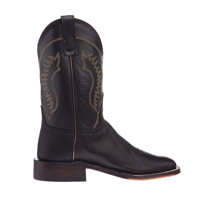 Anderson Bean Men's NRS Ride Ready Lite Chocolate Aniline Vamp 11in Black Kidskin Lustre Top