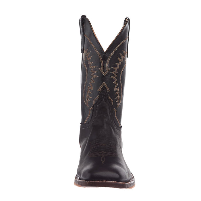 Anderson Bean Men's NRS Ride Ready Lite Chocolate Aniline Vamp 11in Black Kidskin Lustre Top