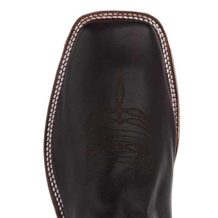 Anderson Bean Men's NRS Ride Ready Lite Chocolate Aniline Vamp 11in Black Kidskin Lustre Top