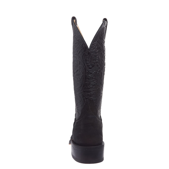 Anderson Bean Women's NRS Ride Ready Lite Black Suave Goat Vamp 12in Black Embossed Top