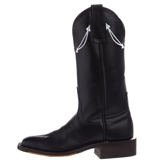 Anderson Bean Women's NRS Ride Ready Lite Black Sleek Buffalo Vamp 12in Matching Top