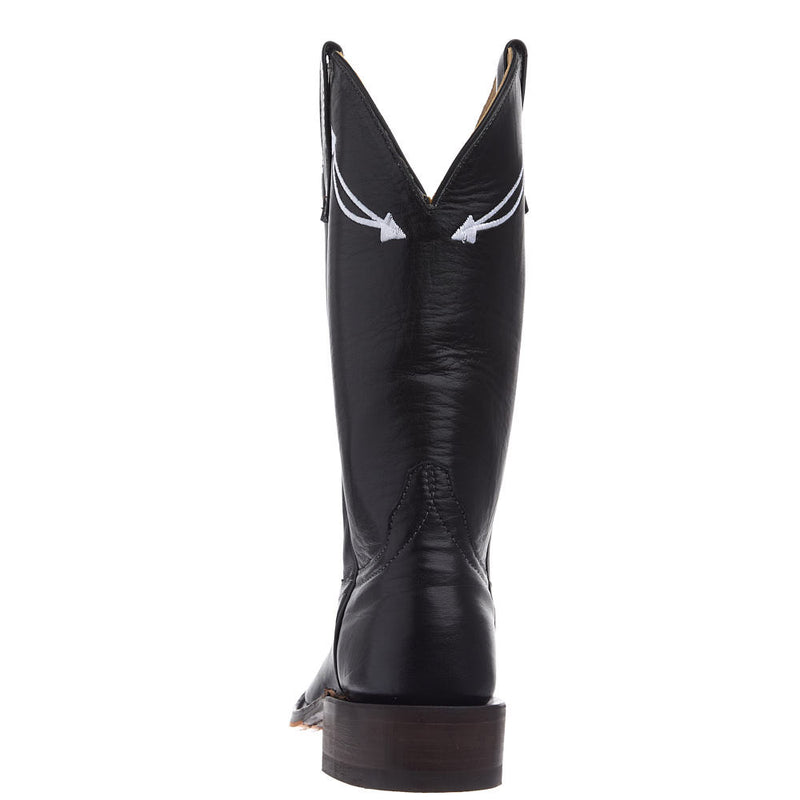Anderson Bean Women's NRS Ride Ready Lite Black Sleek Buffalo Vamp 12in Matching Top