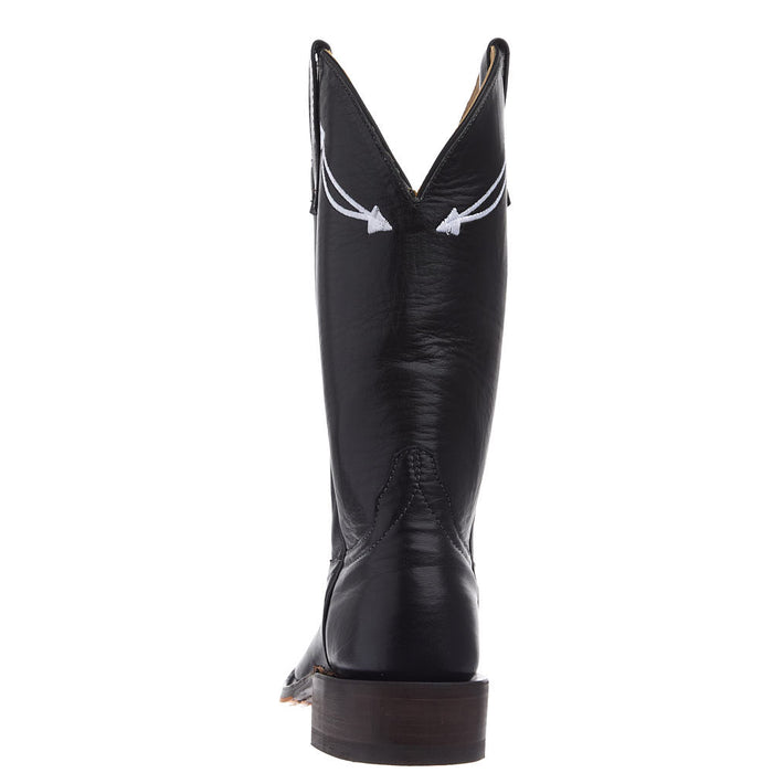 Anderson Bean Women's NRS Ride Ready Lite Black Sleek Buffalo Vamp 12in Matching Top