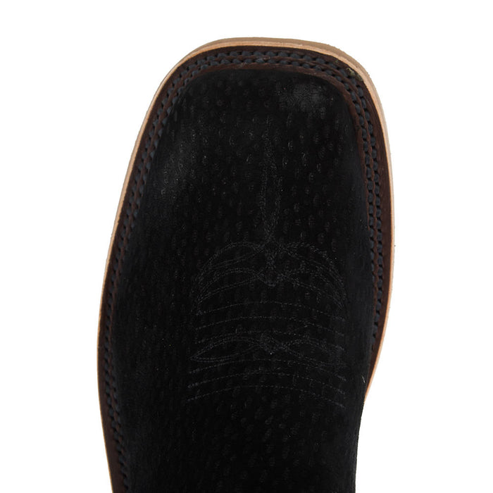 Anderson Bean Women's Ride Ready Black Carpincho Vamp 13in Cool Gelato Top Boot