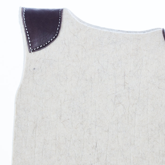 Reinsman 3/4 Inch Limited Edition Apex Western Sun Contour Felt Saddle Pad with Latigo Strings