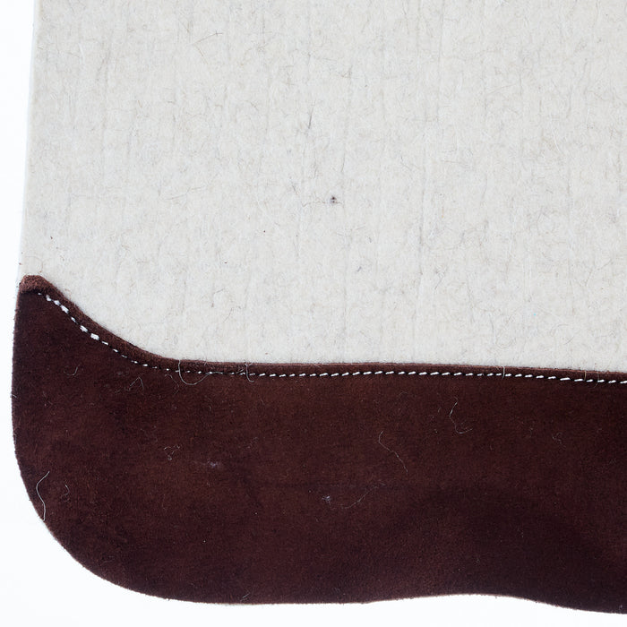 Reinsman 3/4 Inch Limited Edition Apex Western Sun Contour Felt Saddle Pad with Latigo Strings