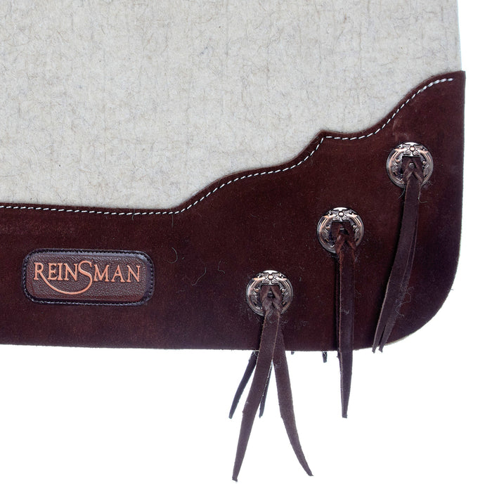 Tapis De Selle Western Reinsman Laine Et Feutre - 32 Pouces Avec Poches Cales - Occasion