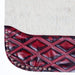 Reinsman 3/4 Inch Apex Performance Contour Felt Saddle Pad with Ruby Diamond Wear Leathers