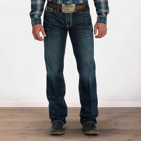 Cinch Grant Performance Brown Stitch Jeans