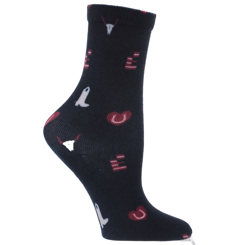 Ariat Kid`s Horse Love 2 Pack Classic Crew Socks