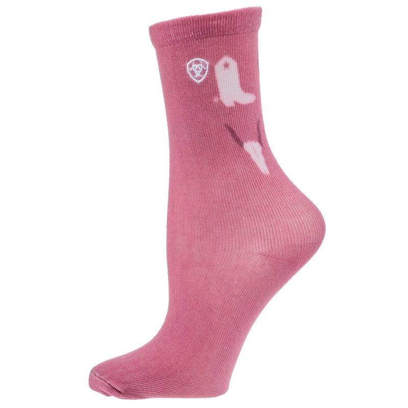 Ariat Kid`s Horse Love 2 Pack Classic Crew Socks