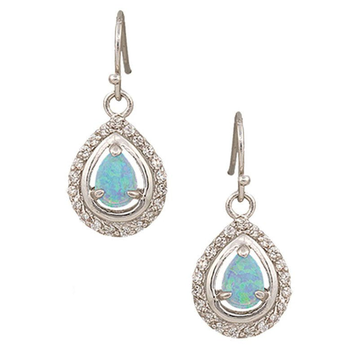 Women's River Lights on Ice Teardrop Earrings