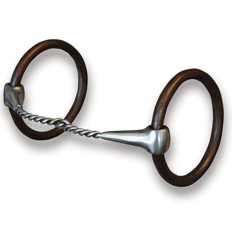 Bob Avila Training Snaffle Twisted Wire Bit