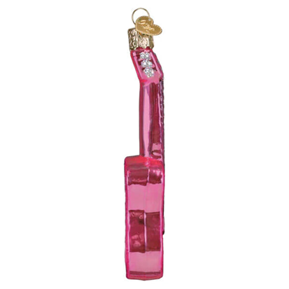 Nrs Ohio Leftovers Glittered Glam Guitar Ornament