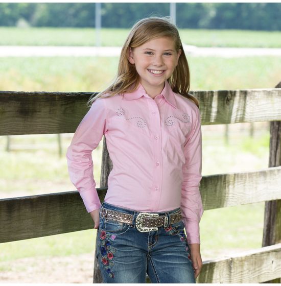 Rod's True Western Exclusive Sparkle Blouse For Girls