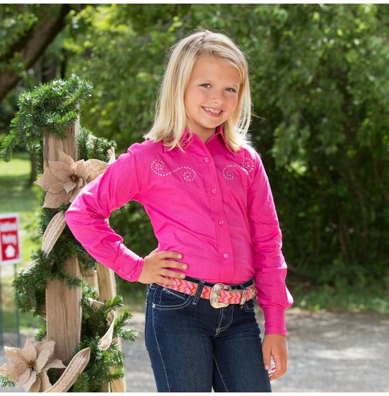 Rod's True Western Exclusive Sparkle Blouse For Girls