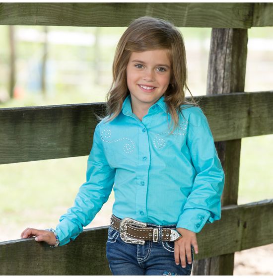 Rod's True Western Exclusive Sparkle Blouse For Girls