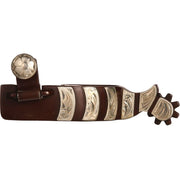 Brown Antique Finish Roping Spur
