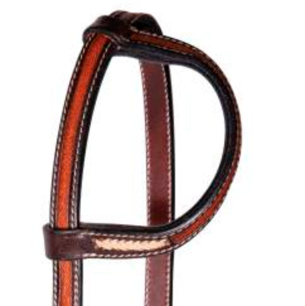 Professionals Choice Heritage Rawhide Braided Single Ear Headstall