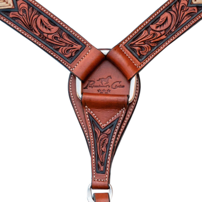 Professionals Choice Arrowhead Rawhide 1 3/4in Tapered Breast Collar
