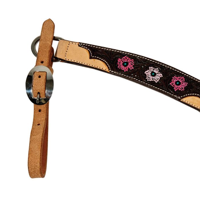 Professionals Choice Pink Flower Pony Breast Collar