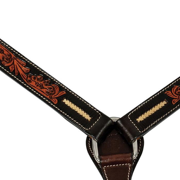 Professionals Choice Heritage Rawhide Braided Pony Breast Collar