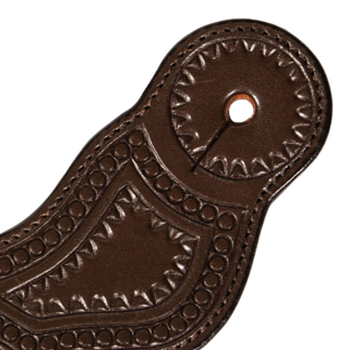 Professionals Choice Mens Chocolate Dot Spur Straps