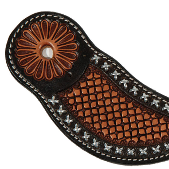 Professionals Choice Ladies Crossstitch Reptile Spur Straps