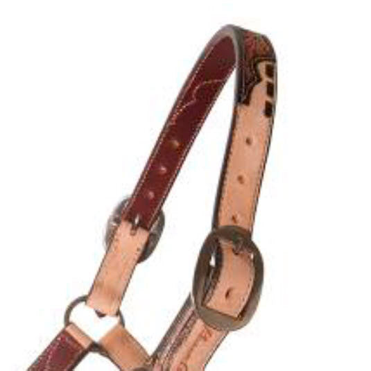 Professionals Choice Prarie Roughout with Overlay Leather Bronc Halter