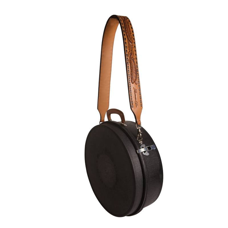 Professionals Choice Buckstitch and Feather Leather Rope Can Strap
