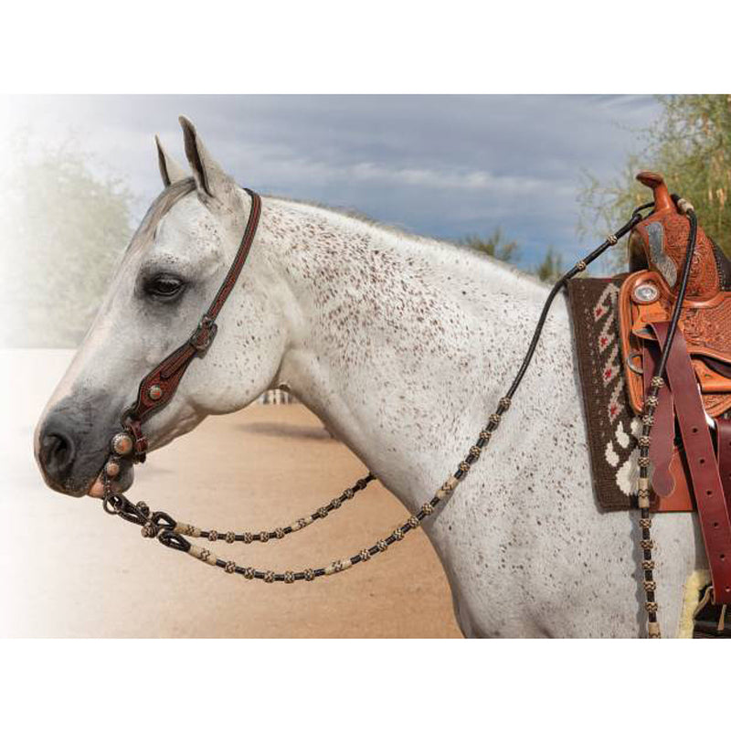 Professionals Choice Rawhide Romal Reins