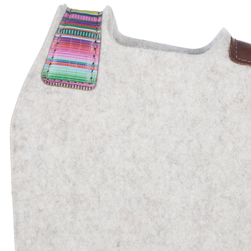 5 Star Equine Products Supplies Inc. 3/4 Natural Barrel Racer Serape with Fringe