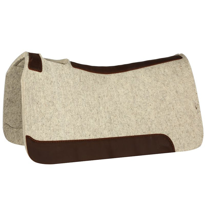 5 Star Equine Products Supplies Inc. 5 The Roper 3/4 Inch Natural Felt Saddle Pad