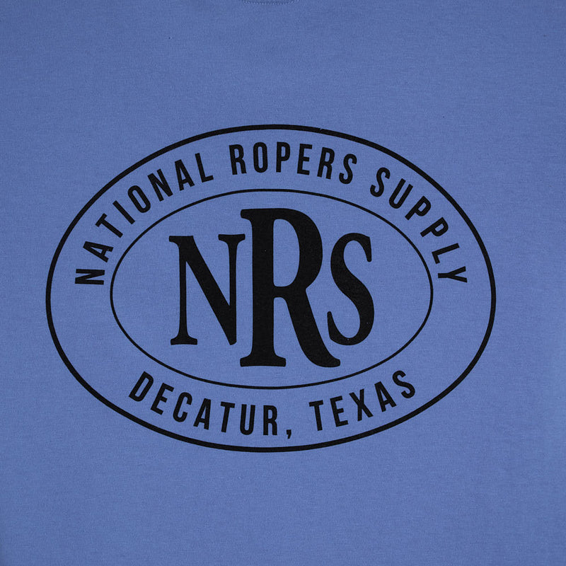 NRS Decatur Texas Oval Logo Mystic Blue Tee Shirt