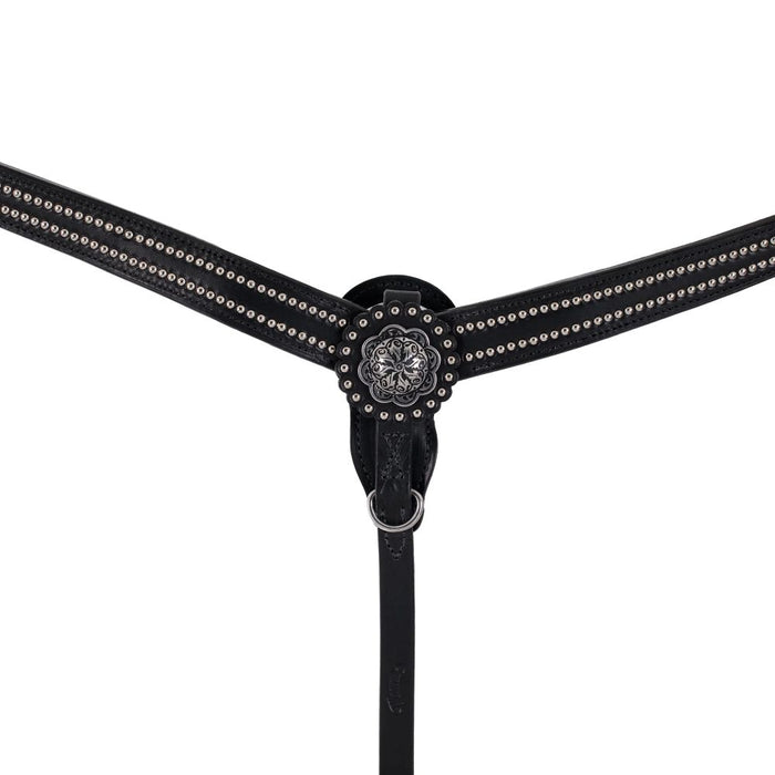 Weaver Leather Back In Black Breast Collar