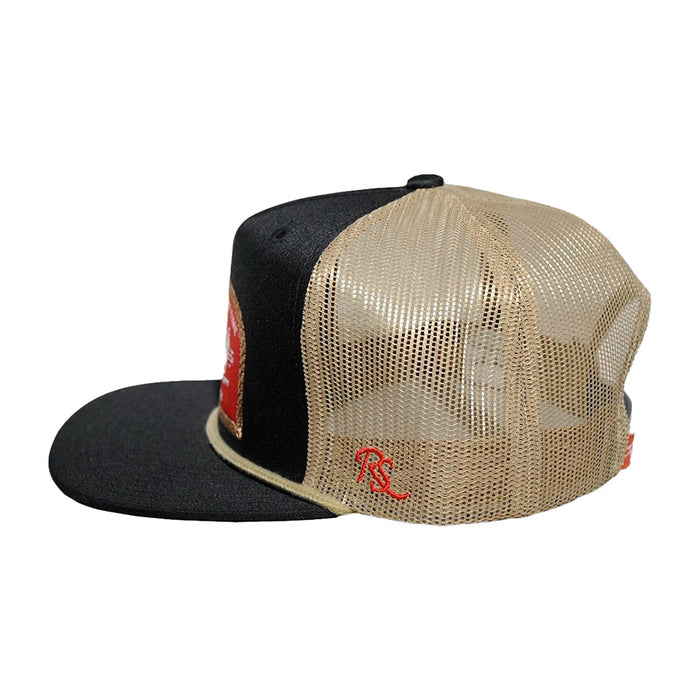 Ropesmart Black and Tan All Rodeo Trucker Patch Cap