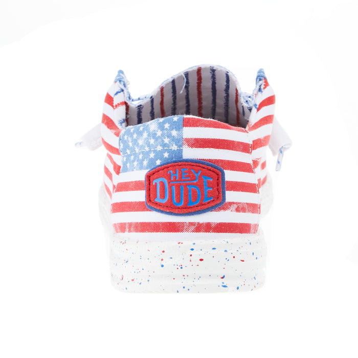 Hey Dude Men's Wally Patriotic Stars and Stripes Casual