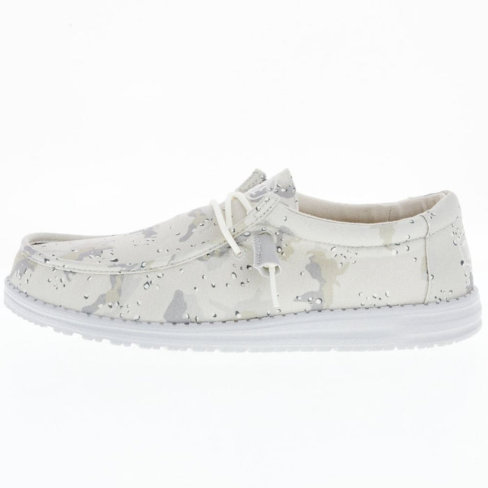 Heydude Men's Hey Dude Wally Ripstop Greyscale Desert Camo Shoe