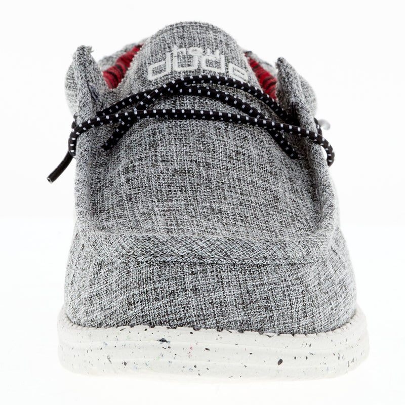 Hey Dude Men's Wally Eco Linen Black Casual Shoe