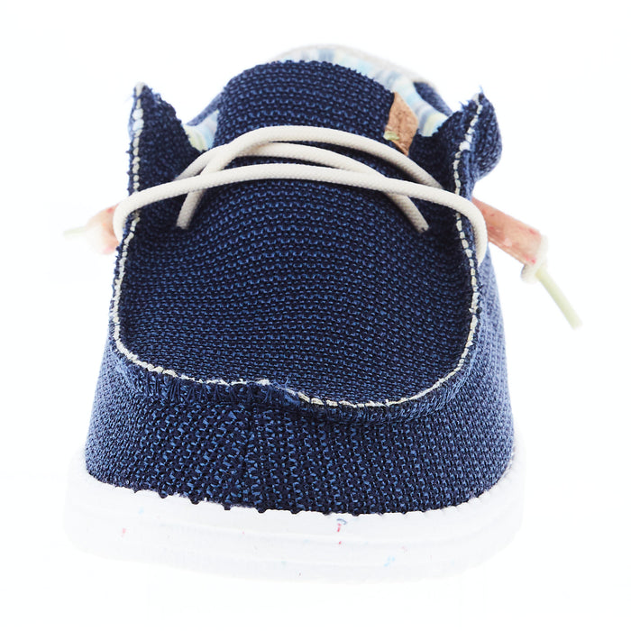 Hey Dude 40008-4MT Men's Wally Eco Stretch Orion Blue Casual