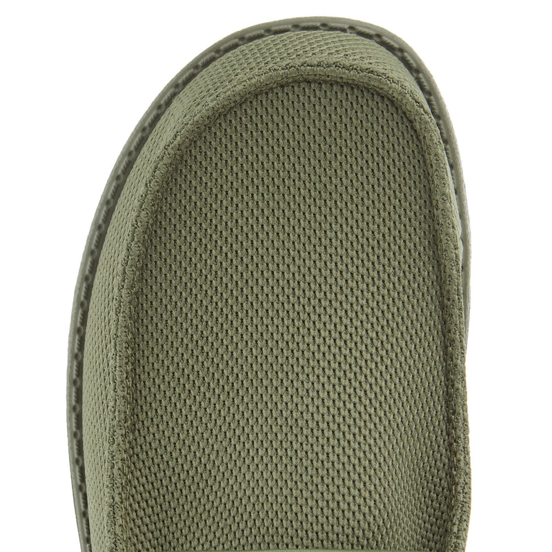 Hey Dude Mens Green Wally Funk Mono Casual Shoe