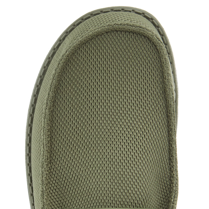 Hey Dude Mens Green Wally Funk Mono Casual Shoe