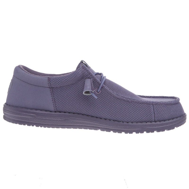 Hey Dude Men`s Dark Lilac Wally Funk Mono Casual Shoe