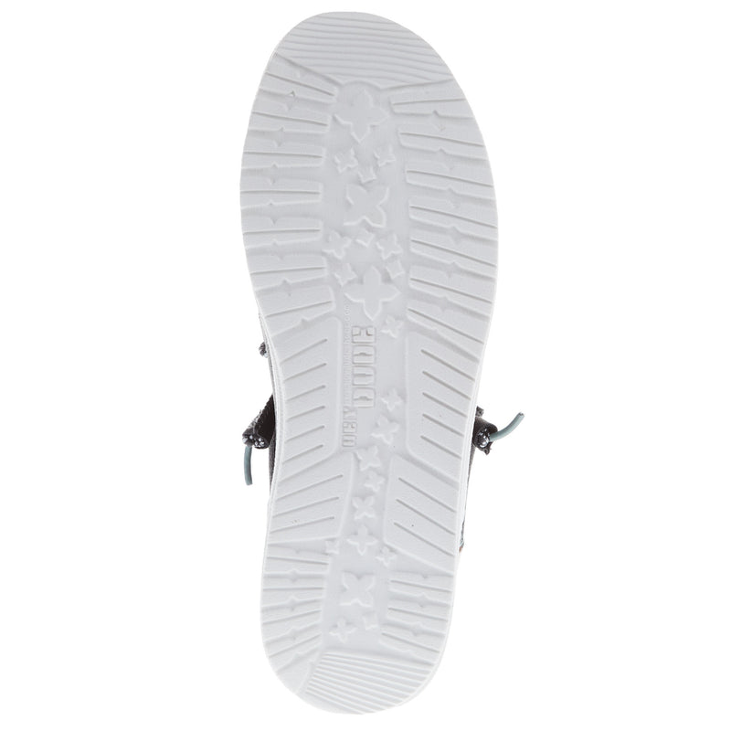 Hey Dude Men's Wally Funk Tie Dye Grey Casual Shoe