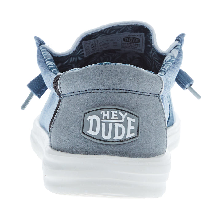 Hey Dude Men's Wally H2O Blue Overcast Casual Shoe