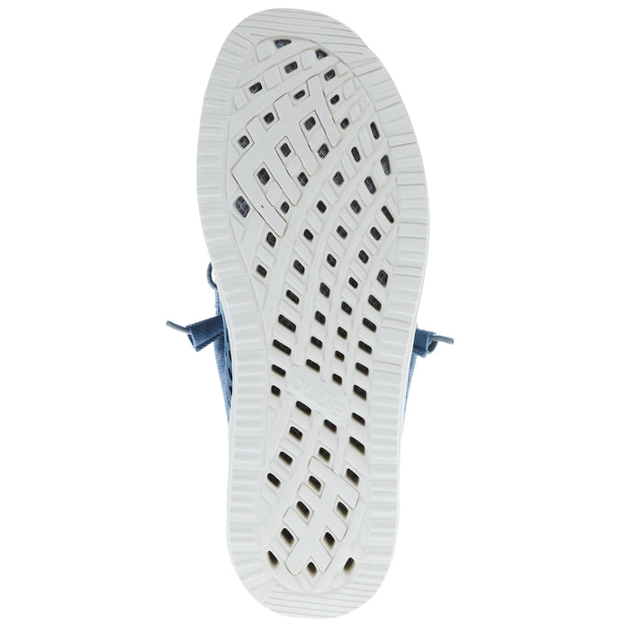 Hey Dude Men's Wally H2O Blue Overcast Casual Shoe